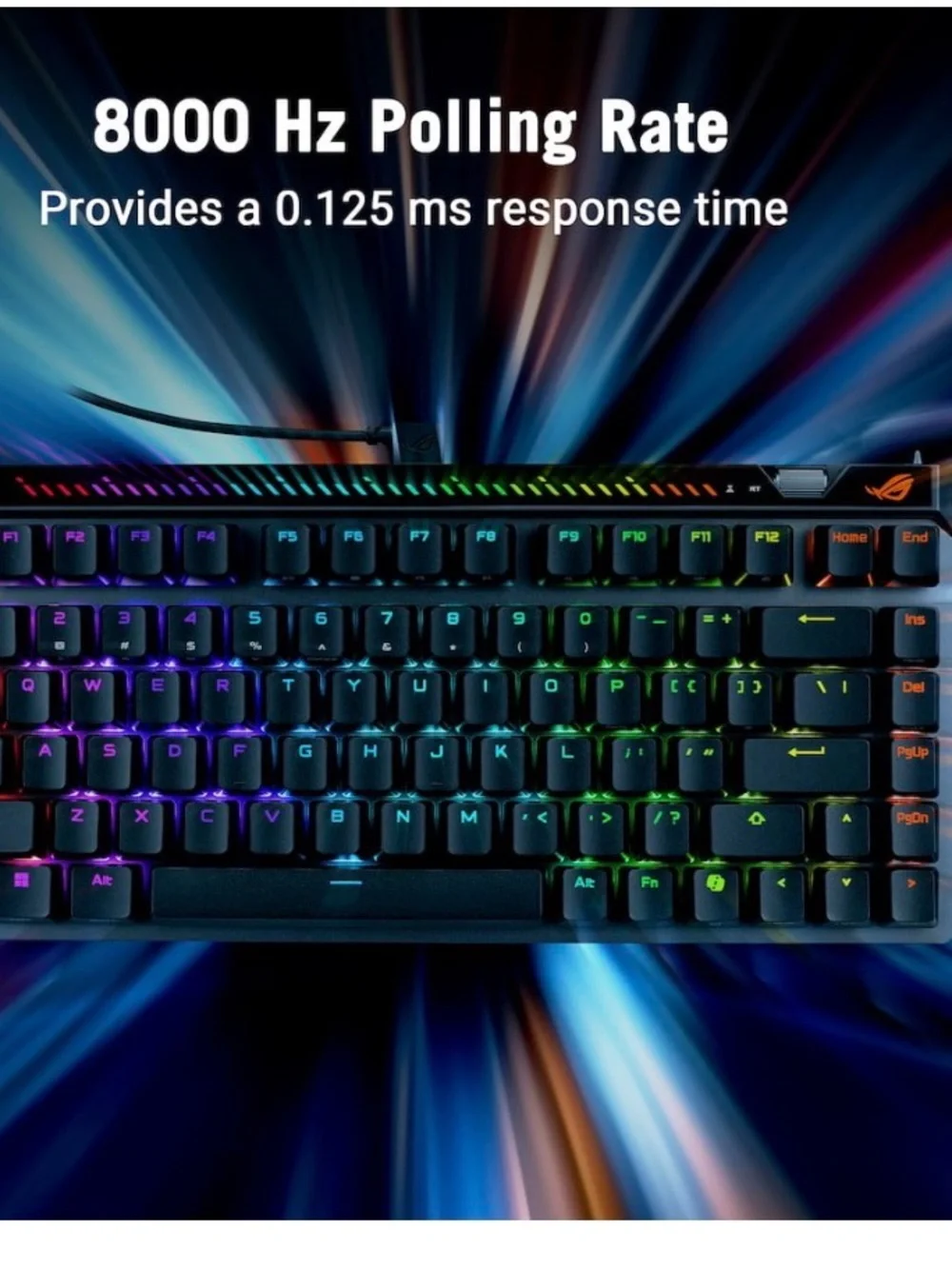 ASUS - ROG Falchion Ace 75% Wired Magnetic Hall Effect RGB Gaming Keyboard wi...